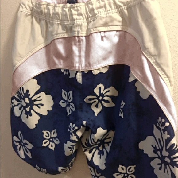 no boundaries men blue/white swim thrunks sz L - Picture 13 of 14